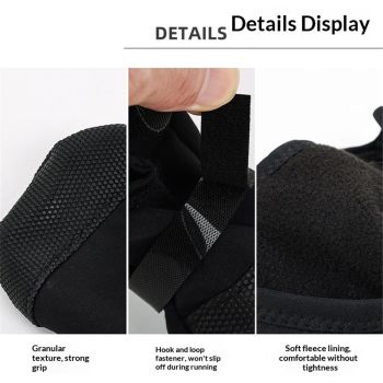 2 pack Dog Paw Wound Recovery Boot, Breathable Dog Bootie for Injured Paw, Anti-Slip Dog Shoe with Self-Adhesive Strap, Dog Paw Protector for Outdoor Walking & Keep Dogs from Licking Wounds (XL)