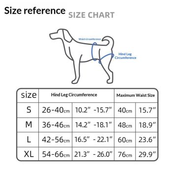 Dog Lift Harness, Dog Sling for Large Dogs Hind Leg Support, Adjustable Soft Padded Rehab Harness for Weak Rear Legs Elderly Injured Disabled Arthritic Dogs（M）