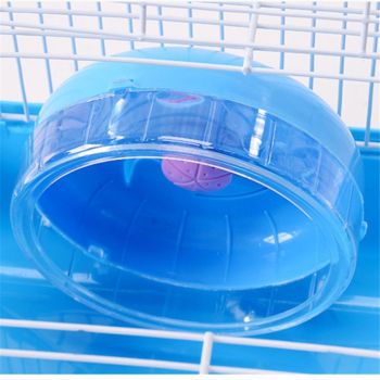 Small Hamster Cage, Hamster Travel Carrier, Travel Cage, Portable, Hand-held, Breathable, Easy to Clean Carry, for Short Trip, Visit to The Pet Clinic, for Small Size Hamsters, blue
