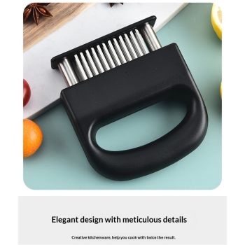 2 pack Meat Tenderizer Needle Stainless Steel Hand Held Meat Tenderizer Tool for Tenderizing Chicken, Steak, BBQ（Ultra Sharp 48 Blades Kitchen Cooking Tool）