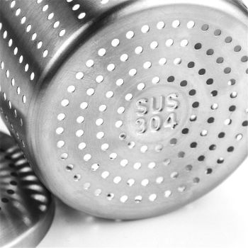 2 pack Large Tea Ball Infuser for Loose Leaf Tea & Spice Ball for Cooking Soup, Stainless Steel, Chain Hook, Extra Fine Mesh Tea Strainer Ball for Herb, Iced Tea