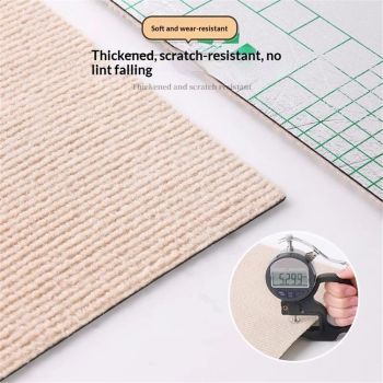 Cat Scratch Furniture Protector - 40" x 15.7" Trimmable Self-Adhesive Cats Claws Scratch Pads, DIY Cat Climbing Couch Protector for Scratch Post Cat Tree Replacement Indoor (ivory white)