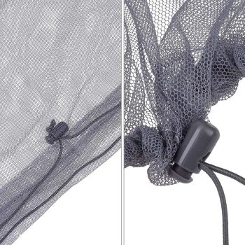 4 Pack Ultra Large Mosquito Net 18x18 Inches Mosquito Head Net Oversized Insect Netting Bug Fits Most Hats for Gardening Hiking Fishing Traveling(Black)