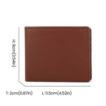 Leather Wallet for Men, Slim Bifold Wallet for Men,Wallet- Slim, Passcase, Credit Card Holder, Money Clip