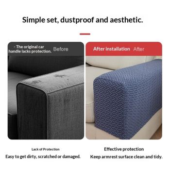 2Pcs Couch Arm Covers, Armrest Cover for Sofa, Sofa Arms Covers Washable Arms ,Skin-Friendly for Pets (only Armrest Cover)