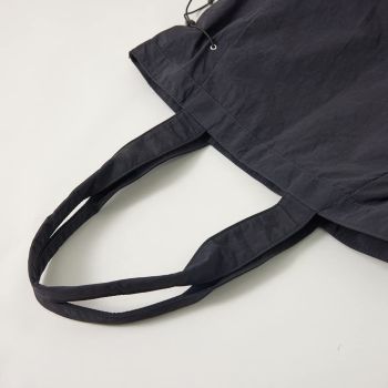 18 L Side Shopper Bags Lightweight Shoulder Bag Tote Handbag for Shopping Workout Beach Travel（black）