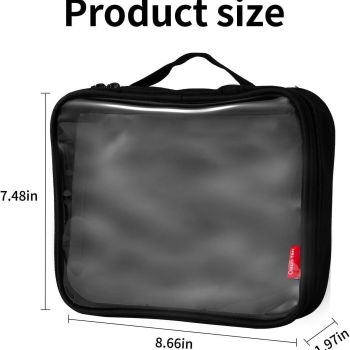 Pin Trading Books for Collector: 6-Page Black Portable Enamel Pins Display Album Case for Storage - PP Travel Pin Folio Bags Holder for Kids Teens Collection（only bag）
