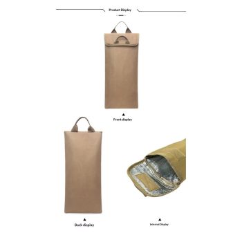 Water Bladder Insulator Bag, khaki polyester Hydration Insulation Sleeve Cover Cooler Accessories 3L Protective Bag Keep Cold（Excluding inner container）