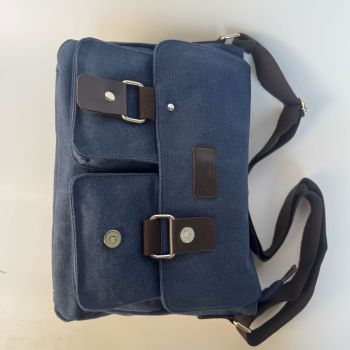 Messenger Bag for Men, Canvas Satchel Shoulder Bag Vintage Crossbody Laptop Bag, Travel Crossbody Purse Briefcase Business Bag for Laptop