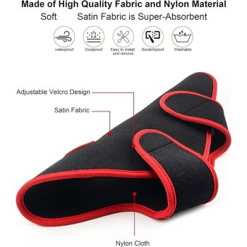 Sweat Towel FrameWrap for Bike, Soft, Quick-Drying, Super Absorbent, Non-Slip FrameWrap, Accessories（black）