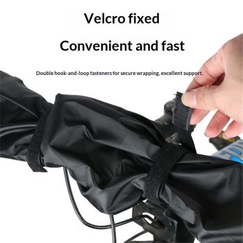 Bike Handlebar Protector Cover Dustproof Waterproof Handle Bar Cover Universal E-Bike Handlebar Cover Handle Bar Maintenance Cover for Road Bike Cycling Equipment（Only bicycle handlebar dust cover）