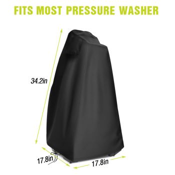 Pressure Washer Cover, Waterproof& Dustproof Outdoor Covers for Power Washer, Pump Protector for Electric High Pressure Cleaner 17.8" x 17.8" x 34.2"