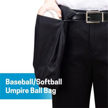 Umpire Ball Bag | Baseball Softball | Umpire Ball Bag for Baseball Softball, Ball Bag (black, 30*8*34cm)