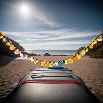 Rubber Duck Rope Holder for Car, Duck Holder for Auto High Elastic Ducks Display Fixed Mount Holder for Off-Road Vehicle Interior Accessories(excluding rubber duck)