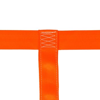 Universal Motorcycle Rear Wheel Tie down Strap in Orange, for Trailer Super Heavy Duty Strong Motorcycle