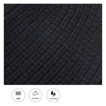 2 in 1 Ski Mask Black Ski Face Mask Winter Warm Cap Beanie Hats for Men Women Headwear, Hat Warm Full Face Ski Mask