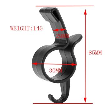 4 Pcs Car Umbrella Holder,Trunk Hooks Hanger Holder Clip,Universal Headrest Organizer Clip Portable Umbrella Trunk Back Purse Stand Bags, Multifunctional Car Back Seat Hanging Hooks