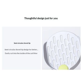 2 pack Easy to Clean Sifting Litter Scoop Shovel,Cat Litter Cat Poop Tool High-Grade ABS Plastic Cat Litter Scoop is Durable (Green)