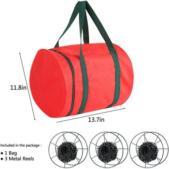 Camping Trash Can, Pop Up Trash Can/Recycle Bin, Foldable Garbage Can Camping for Gardening, Camping and Home Storage Etc(red,only bag)