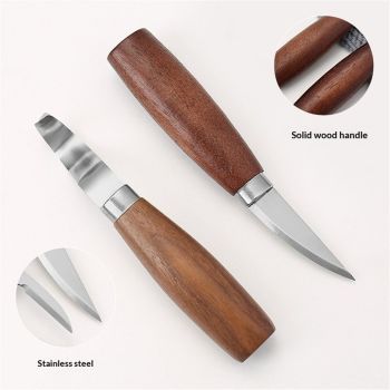 Wood Carving Kit Kit Wood Carving Tools Set for DIY Crafts for Wood DIY Beginners,Carving Kit for Beginners (Brown)
