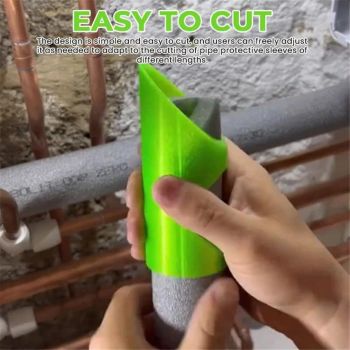 2 set Pipe Insulation Cutting Guide - Foam & Rubber Pipe Cutter Tool for Insulated Foam Pipe Lagging Installation - 3 Sizes for Home Industrial Use (Green, 59/51/45mm)