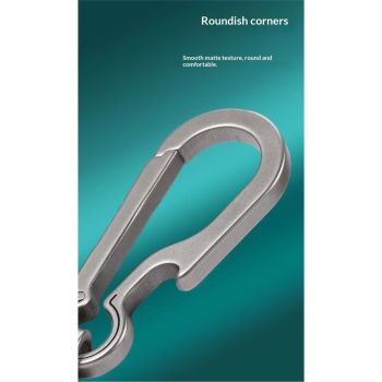Quick Release Keychain, Pull Apart Key Chain Clip,Carabiner Keychain Clip for Outdoor, Carabiner for Keys Key Rings Heavy Duty