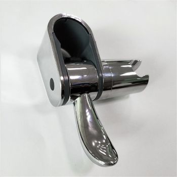 Handshower Shower Grab Bar Head Holder, Universal Fit Hand Held Shower Bracket for Handicap Grab Bar, Detachable Bathroom Replacement, Rotation Sprayer Holder, ABS