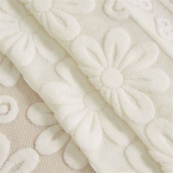 Lace Tablecloth Exquisite Embroidery Floral, Tablecloth with Wavy Openwork,Tablecloths for Wedding Decor,Afternoon Tea,Party（100*100cm）