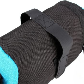 2 pack Saddle Bag Super Light Seat Saddle Bag Under-seat Zippered Opening Storage Bag for Most Kinds of (blue)