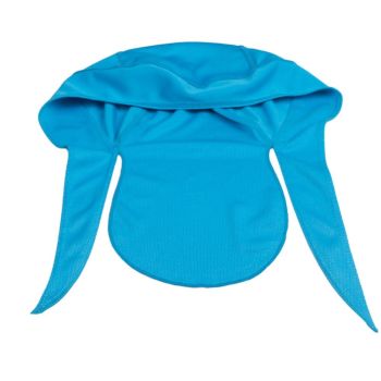 2 pack Sweat Cap Hat Cap Pirate Hat Head Wrap for Men and Women, Cooling Head Wraps - Motorcycle Pirate hat (blue)