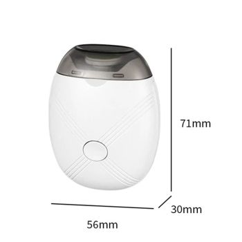 Automatic Electric Nail Clipper,  Automatic Fingernail Grinder, Automatic Nail Trimmer with Light and Nail Scraps Storage, Electric Toenail Clippers for Seniors Adults（striped style）