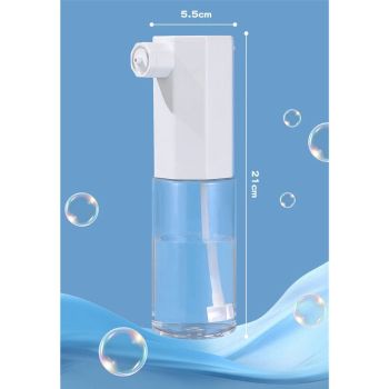 Electric Foaming Shampoo Dispenser Foam Sprayer Shampoo Foamer for Woman Men Baby Kid Dog Cat -White