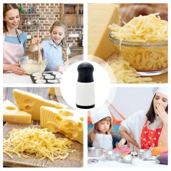 Cheese Shredder Rotary, Stainless Steel Rotary Graters, Non-Slip Handheld RotaryCheese Grater, Multipurpose Parmesan Cheese Grinder, Kitchen Gadgets, for Kitchen, Dining Room