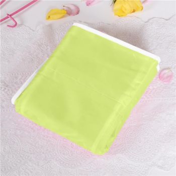 Green wardrobe hanging storage bag, portable 16-pocket hanging organizer bag, can store socks, bras and underwear, wardrobe organizer bag, back door storage bag.