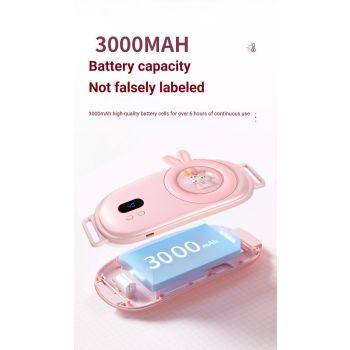 Heated Period Relief Waist Belt Pink Little Rabbit