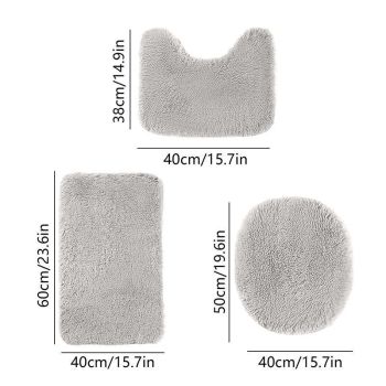 Bathroom Rugs Sets Grey