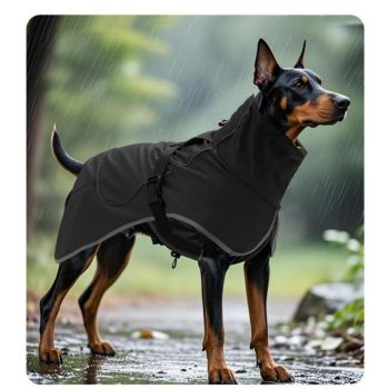 Dog Winter Fleece-Vibrant Orange M