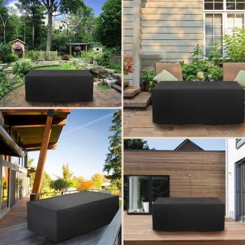 Garden Table Cover Black 01