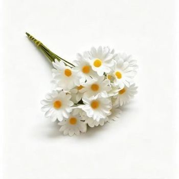Sunshine Australian Patio Artificial Chamomile, Soft Floral Ornament For Wedding & Hotel 50 pcs
