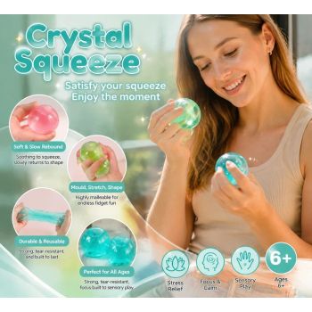 Cool Blue Apple Maltose Squishy, Laid-Back Coastal Squeeze Toy 6cm 2 Pack