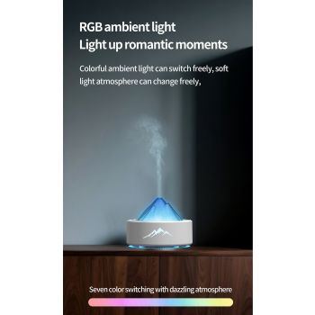 Tap Control Night Light Humidifier, Pink, Stocking Filler Gift