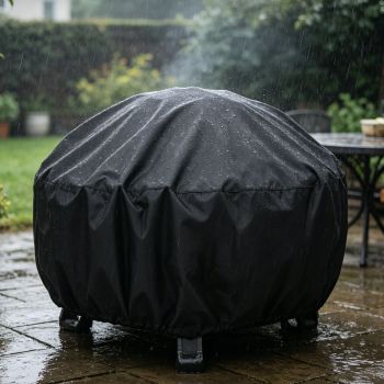 Durable Waterproof Fire Pit Cover Black 122x46cm