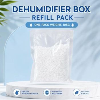 Calcium Chloride Dehumidifier Refill Bag, 105g