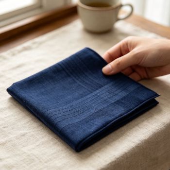 Solid Striped Men Suit Pocket Square Handkerchief 5pcs