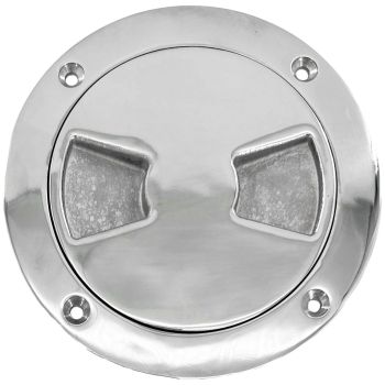5 Inch 316 Stainless Steel Round Deck Plate Marine Yacht Hardware Fitting
