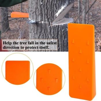 8 Inch Plastic Timber Cutting Wedges 2Pcs Outdoor Tree Work Accessory
