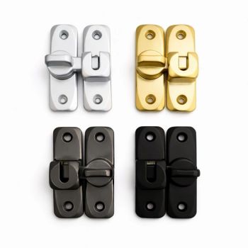 3Pcs No-Drill Door Latch Buckle with Screws