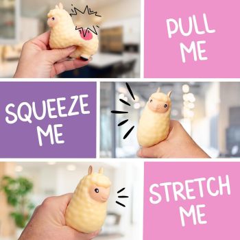 2Pcs Alpaca Squishy Stress Toy