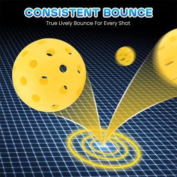 Pickleballs 40-Holes 12Pcs 09