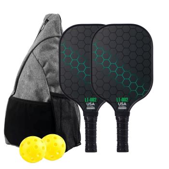 Yellow Pickleball Set with Bag 03